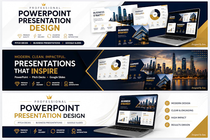 create a business presentation in powerpoint