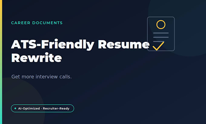 rewrite and optimize your resume CV with ai to beat ats