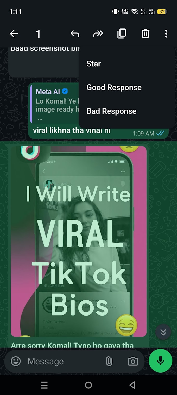 write viral tiktok bio and profile description with SEO