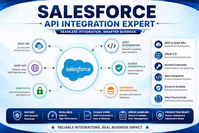 integrate an API on salesforce platform, both inbound or outbound