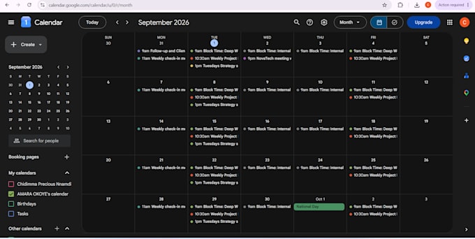 manage your calendar and meetings scheduling
