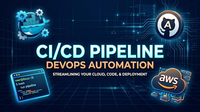 set up automated ci cd pipelines using github actions, docker, and AWS