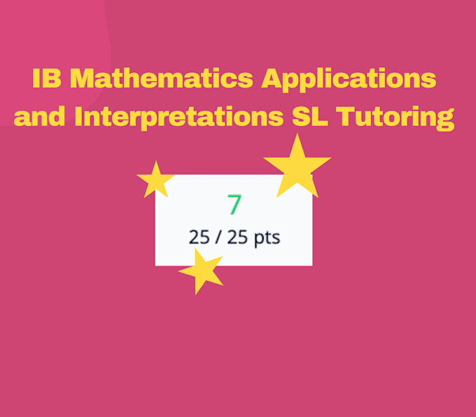 tutor you in ib math ai sl