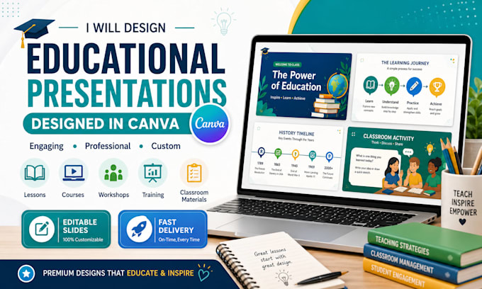 design engaging educational presentations in canva
