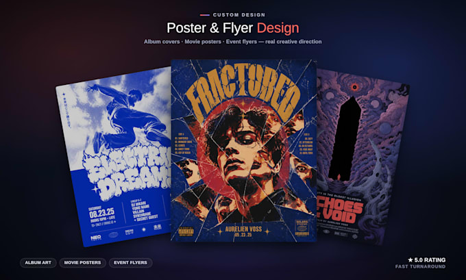 design ai generated posters and ad creatives for your brand