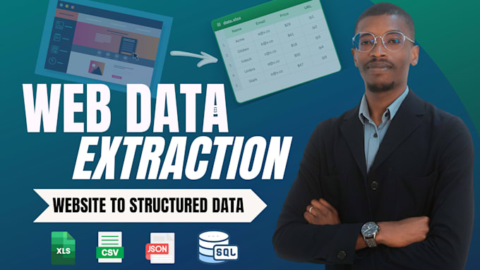 do web scraping, data mining and data extraction in python