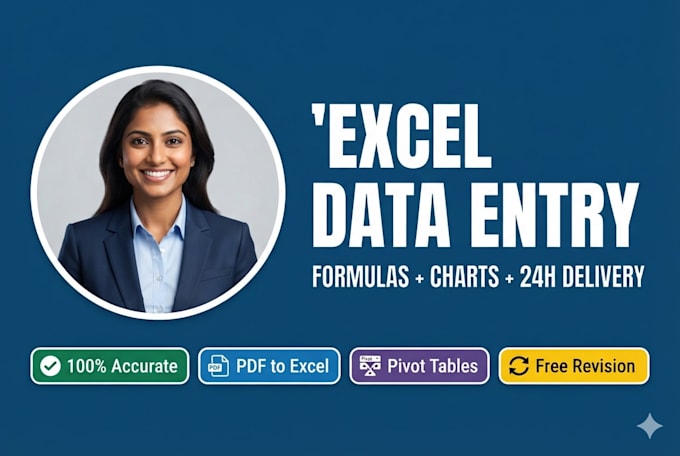 do excel data entry with formulas and charts