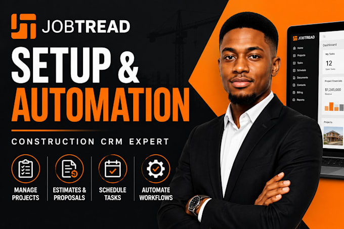 set up, customize and automate jobtread