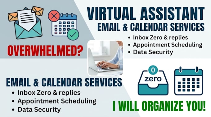 be your virtual assistant for email management, calendar
