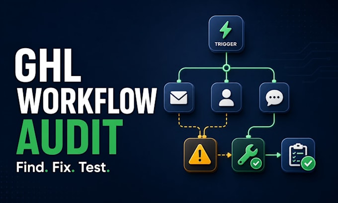 audit and fix your gohighlevel workflows and CRM issues