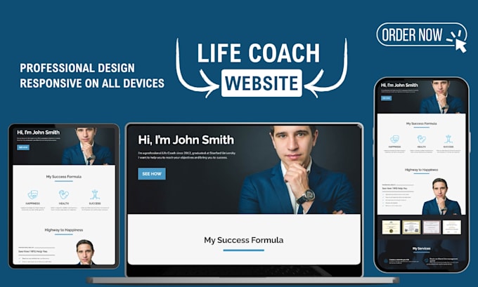 build life coaching website, coaching with consulting website