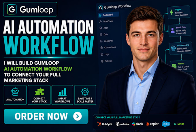 build gumloop ai automation workflow to connect your full marketing stack