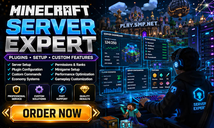 customize minecraft servers plugins and gameplay features