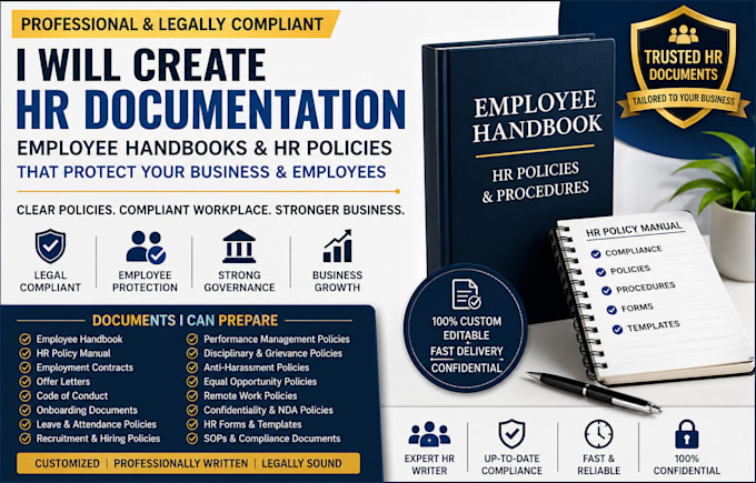 draft HR documentation ensuring compliance and workforce legal protection