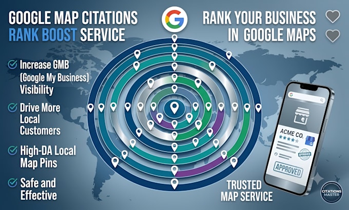 do google maps citations, gmb ranking and local SEO backlinks