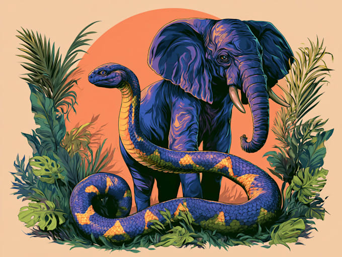 create realistic animal illustration