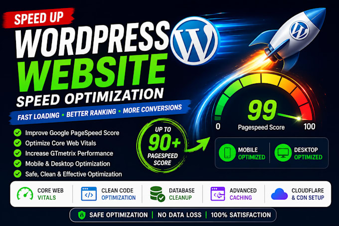 speed up wordpress website and improve google pagespeed score