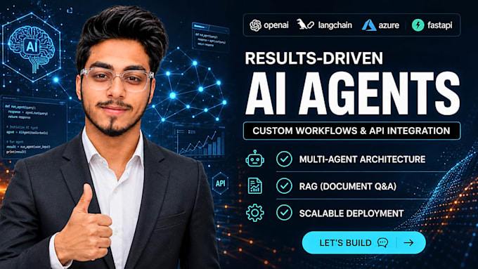develop custom ai agents, rag systems, and llm applications