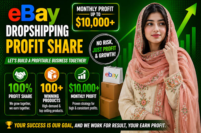 do ebay dropshipping on profit share