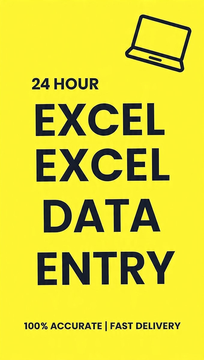 do accurate data entry, excel and web research in 24h