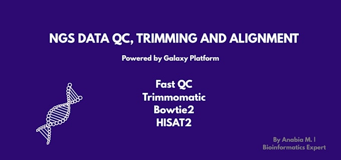 perform ngs data qc, trimming and alignment using galaxy