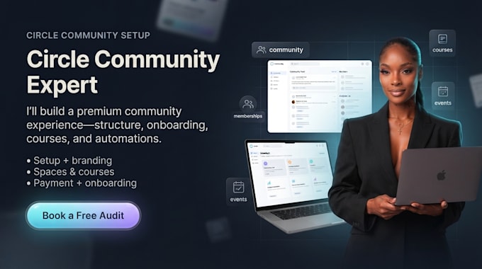 setup circle so circle online course circle online community circle so website