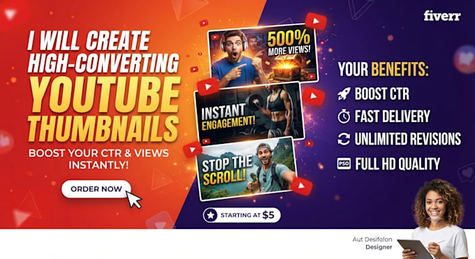 design high converting youtube thumbnails that boost your CTR