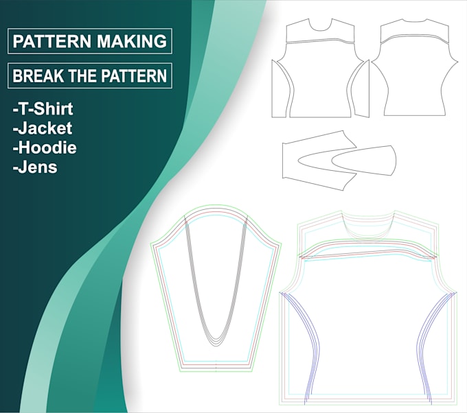 create accurate clothing patterns for production