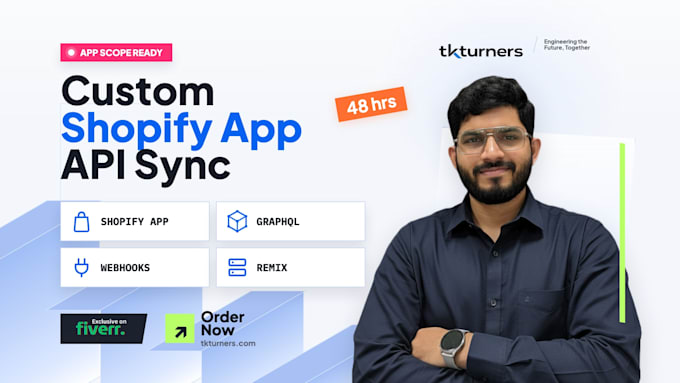 build custom shopify app, shopify public app and api integration