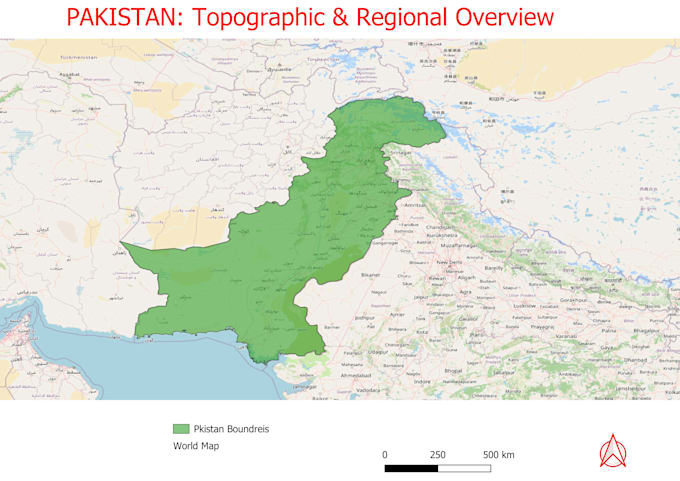 create professional qgis maps, buffer analysis, and site selection report