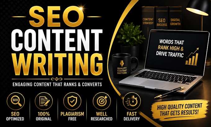 write SEO blog articles and website content