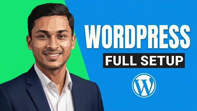 install and setup your wordpress website