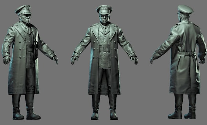 design a professional 3d stylized character for games and animation