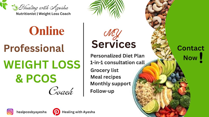 create a personalized weight loss and pcos diet plan