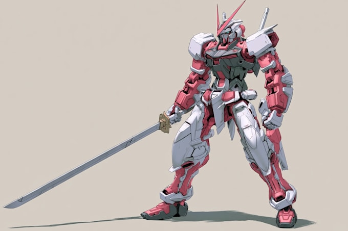 do mecha robot gundam illustrations