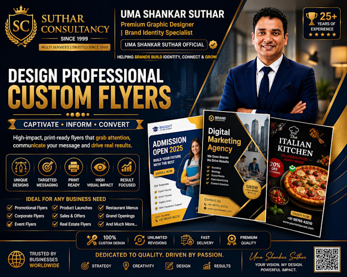 design professional custom flyers