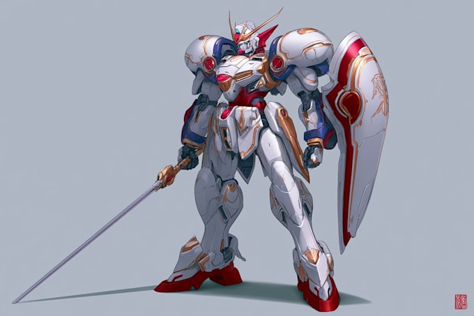 draw robot characters for you