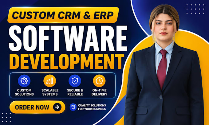 develop custom crm, erp, lms, saas web application as software developer