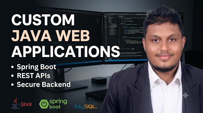 develop custom java web application using spring boot or java ee