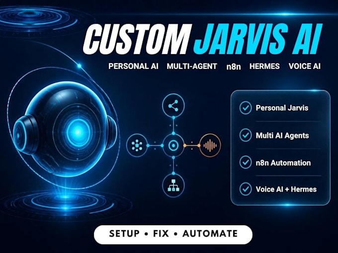 custom jarvis ai assistant personal jarvis multi ai agent n8n hermes voice ai