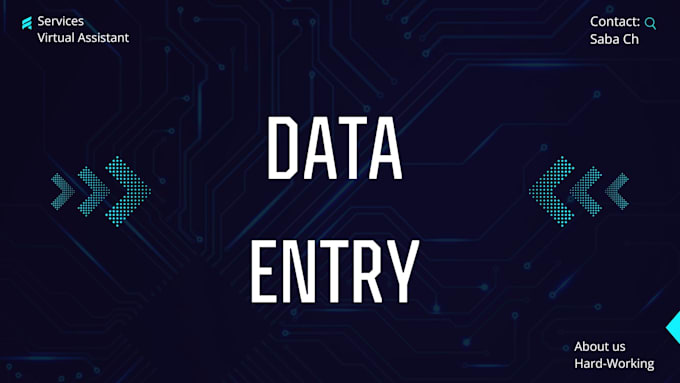 do accurate data entry