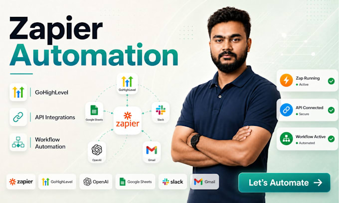 build zapier and n8n automation workflows for gohighlevel