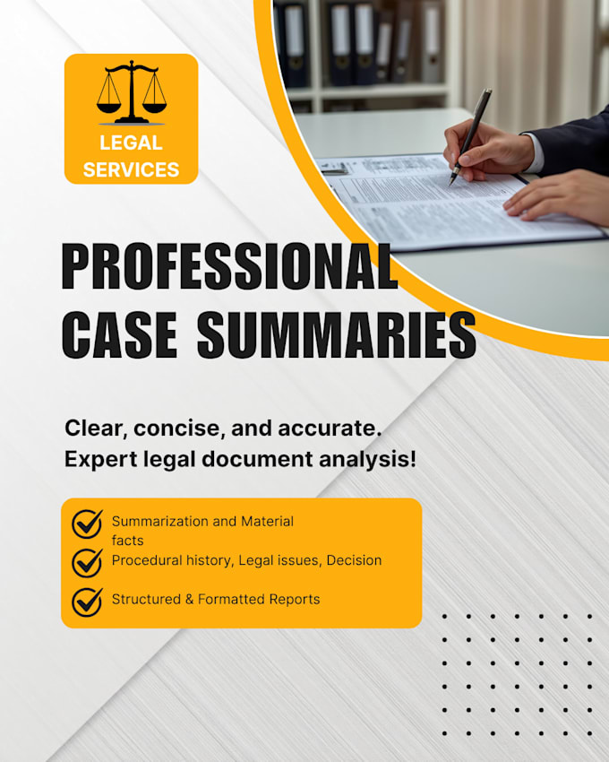write effective case law summaries