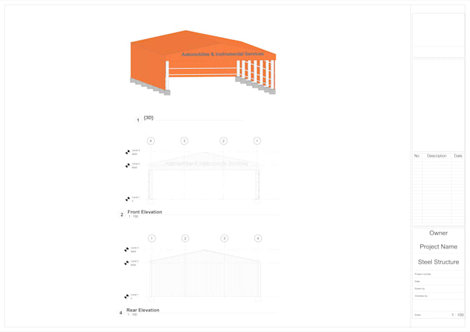 do steel structure detailing,steel building,wood structure