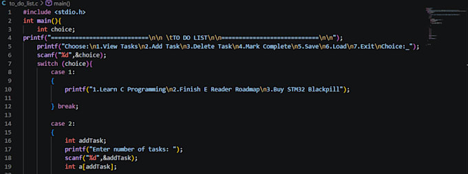 write and debug c code for your projects