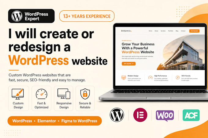 build a responsive wordpress website for your business