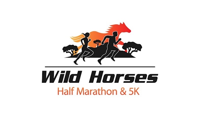 create elegant vibrant logo for new running race