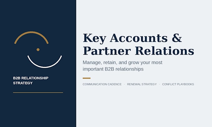 manage your key accounts and partner relationships