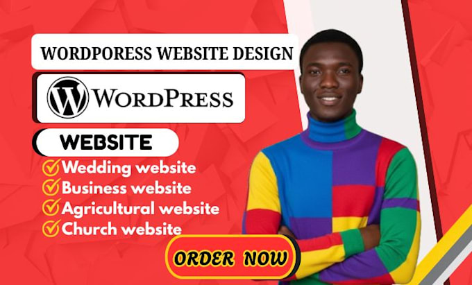 create and redesign wordpress website salon web farming website business website