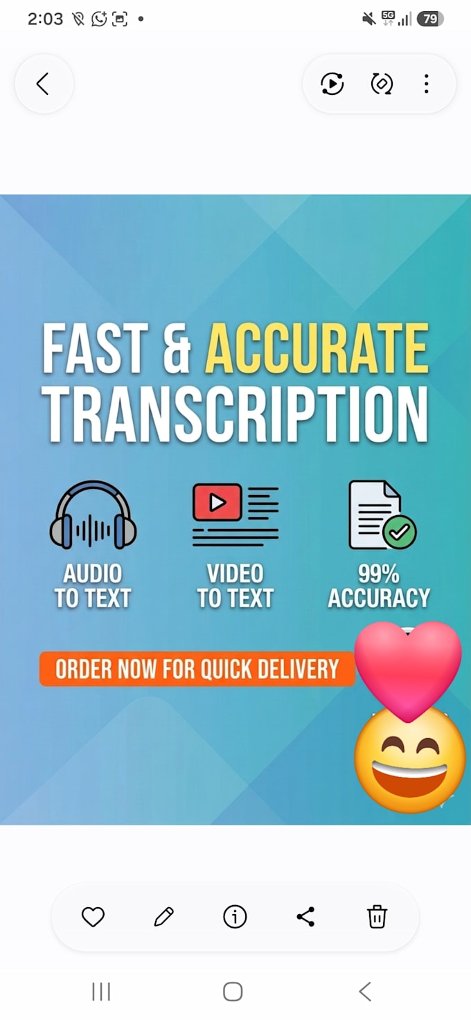 do professional hindi audio or video transcription